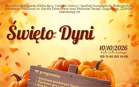 Plakat: Święto Dyni w Białogardzie