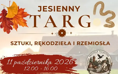 Plakat: Jesienny Targ Sztuki, Rękodzieła i Rzemiosła w Karolewie