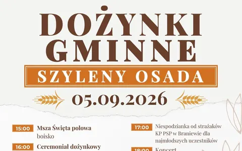 Plakat: Dożynki Gminne