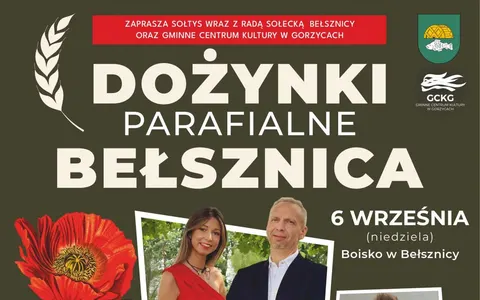 Plakat: Dożynki parafialne w Bełsznicy