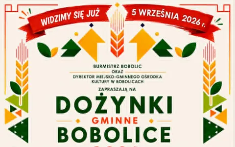 Plakat: Dożynki Gminne w Bobolicach