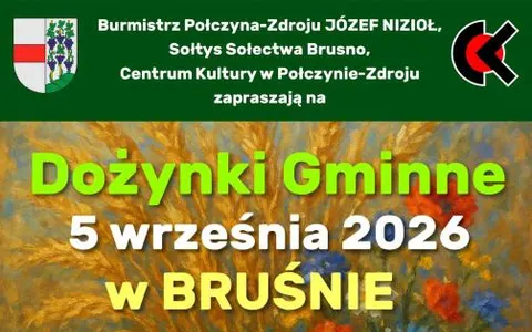 Plakat: Dożynki w Bruśnie
