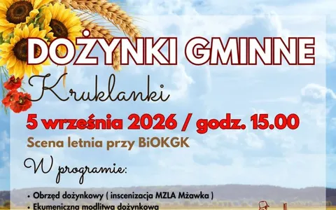 Plakat: Dożynki Gminne