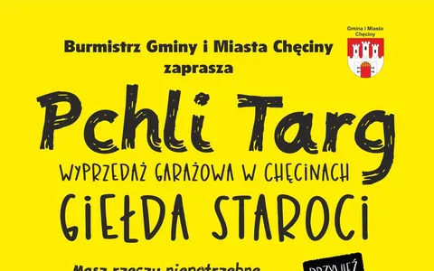 Plakat: Giełda Staroci w Chęcinach