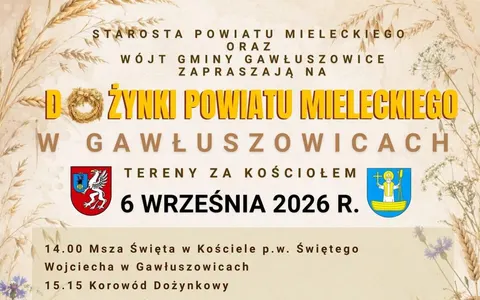 Plakat: Dożynki Powiatu Mieleckiego w Przecławiu