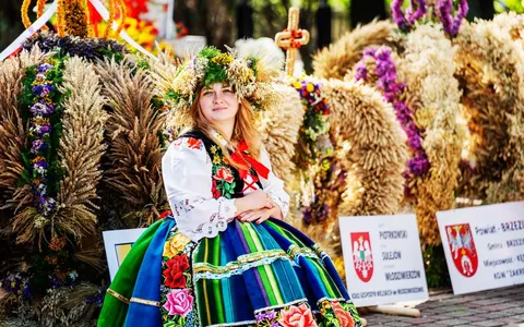 Plakat: Dożynki Województwa Łódzkiego w Zelowie