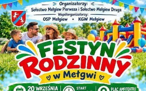Plakat: Festyn Rodzinny W Mełgwi
