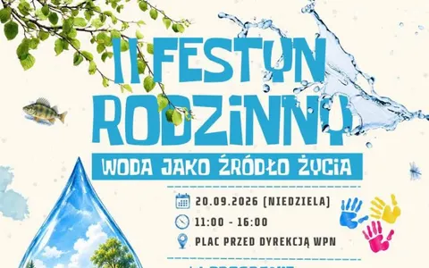 Plakat: II Festyn Rodzinny w Wielkopolskim Parku Narodowym