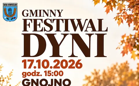 Plakat: Gminny Festiwal Dyni już w październiku