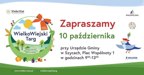 Plakat: Wielkowiejski Targ w Szycach (10 października)