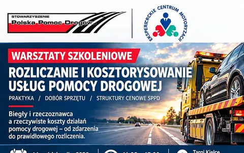 Plakat: HOL-EXPO 2026 – Targi Pomocy Drogowej w Expo Kielce (14–16 października)