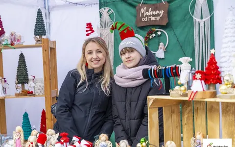 Plakat: Miejski Jarmark Świąteczny w Bełchatowie – nabór wystawców (20 grudnia)